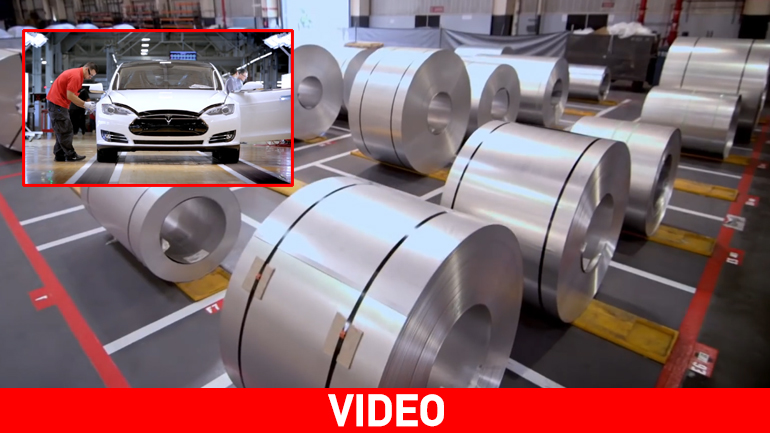 Πώς ένα… ρολό αλουμινίου μεταμορφώνεται σε ένα υπερσύγχρονο Tesla